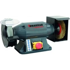 Touret à Meuler Meule / Brosse ø 150 Mm DRAKKAR EQUIPEMENT - 15526
