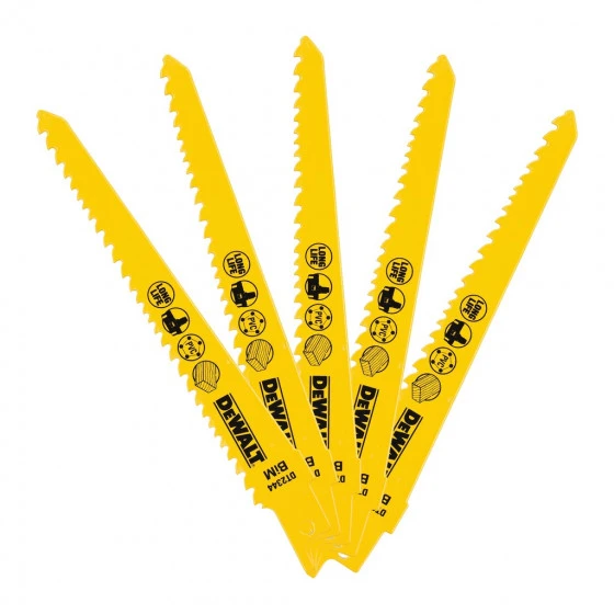 Lame De Scie Sabre BIM Pour La Coupe Du Bois 152mm Coupe Fine Bois Et Plastique DEWALT - DT2344-QZ