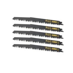 Lame De Scie Sabre HCS Pour La Coupe Du Bois 240mm Coupe Rapide Et Grossière (élagage) DEWALT - DT2352-QZ