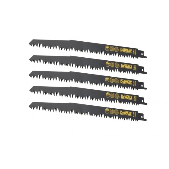 Lame De Scie Sabre HCS Pour La Coupe Du Bois 240mm Coupe Rapide Et Grossière (élagage) DEWALT - DT2352-QZ