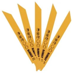 Lame DEWALT De Scie Sabre BIM Pour La Coupe Du Métal 152mm Profondeur<3mm - DT2354-QZ