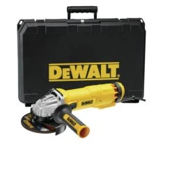 Meuleuse 1400W 125mm - Interrupteur Glissière - Coffret DEWALT - DWE4237K-QS