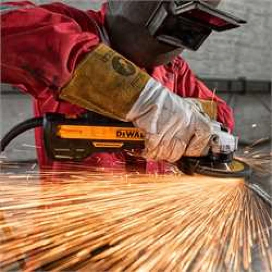 Meuleuse 1700W 125mm - Vitesse Variable Brushless - Interrupteur Glissière DEWALT - DWE4357-QS – Image 5