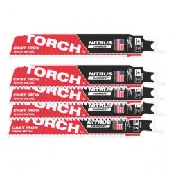 Lame Scie Sabre Tct Torch Nitrus 150 (x5) MILWAUKEE - 48005561