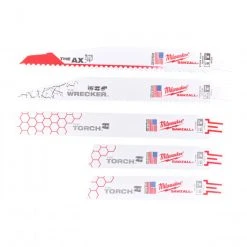 SET 5 LAMES SCIE SABRE (x1) MILWAUKEE ACCESSOIRES - 49222205