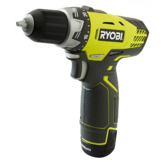 Perceuse-visseuse RYOBI RCD12012L 12V 25 Nm 2 Batteries Lithium 1,3 Ah - 5133001158